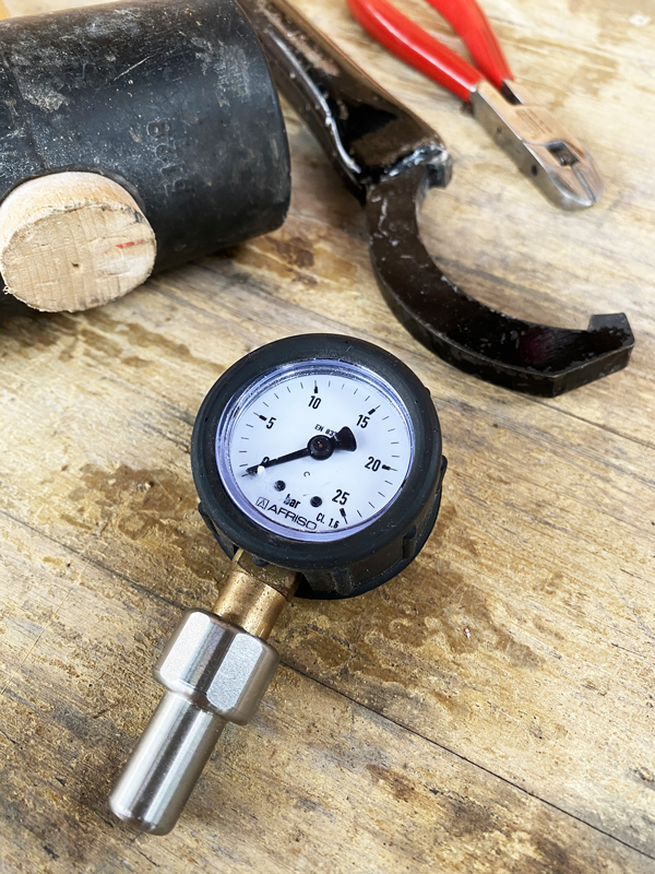 Werkzeugbank zur Wartung